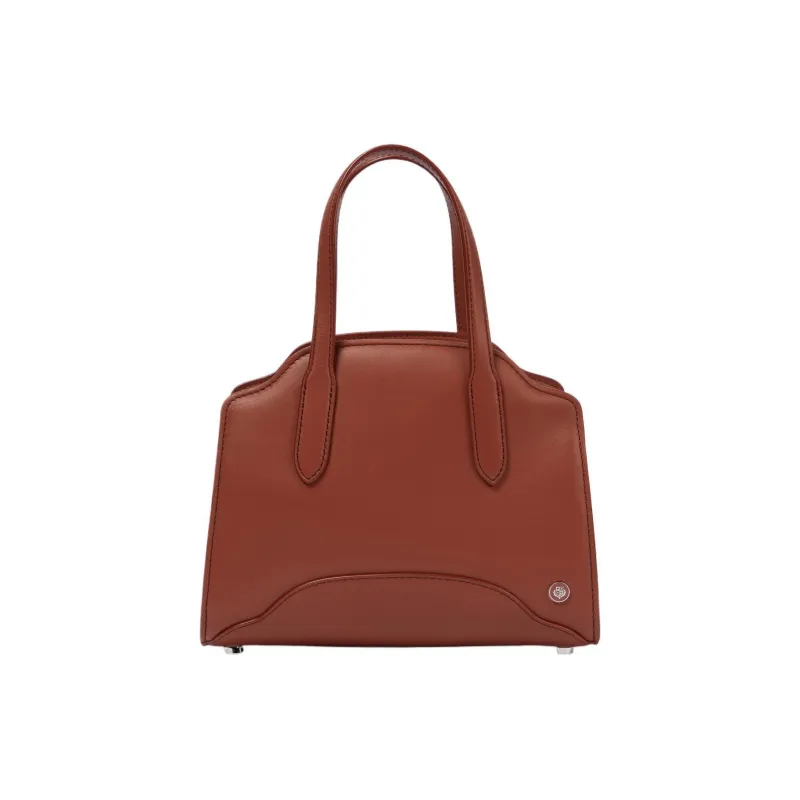 Loro Piana Sesia Calfskin Shoulder Bag Crossbody Bag Handbag Extra Mini Women's Brown-0
