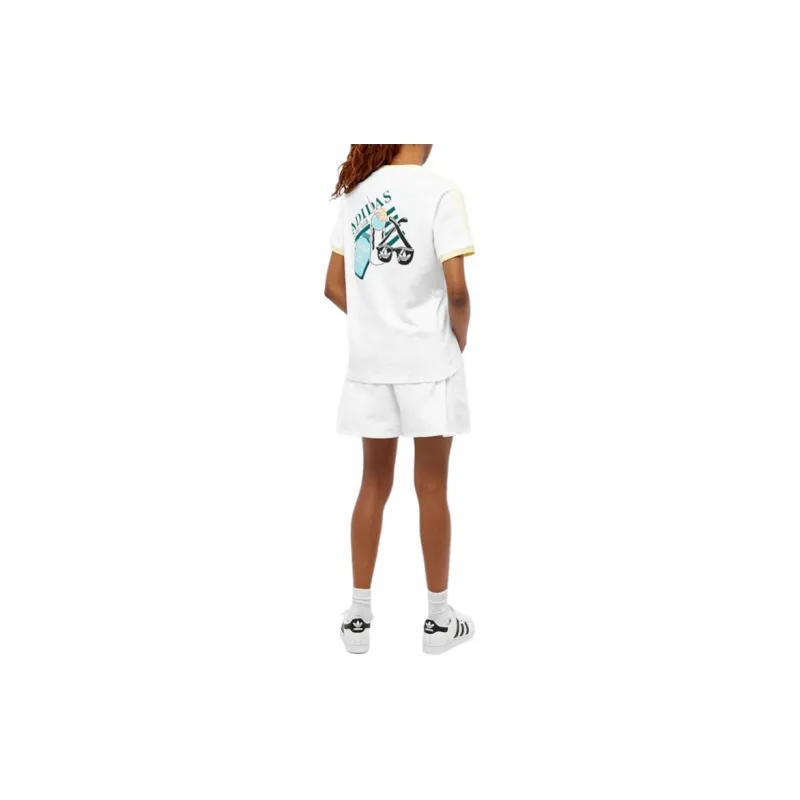 Adidas Originals T Shirts Women's White-5