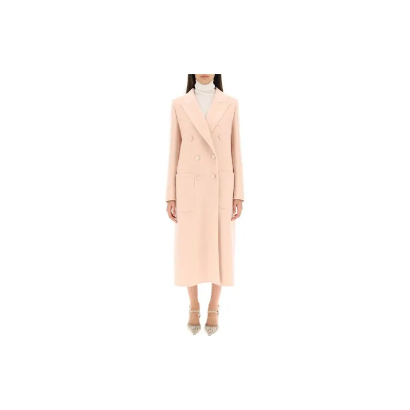 FENDI Coats Women's Light Pink-1