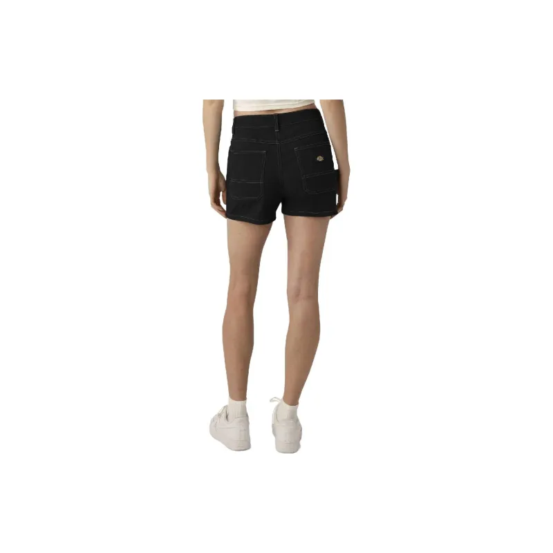 Dickies Denim Shorts Women's Black-4