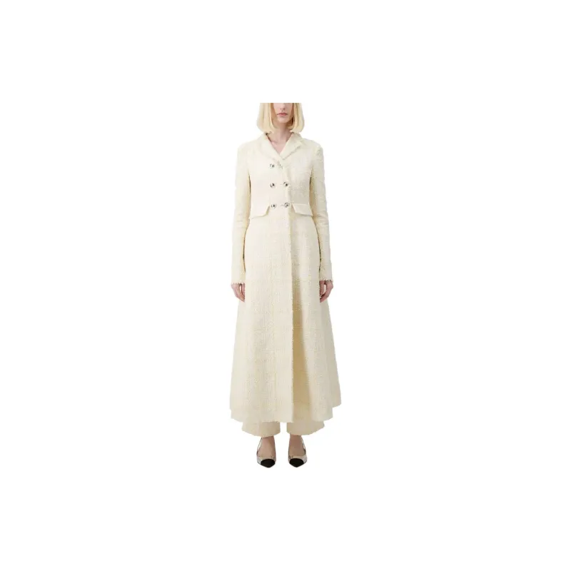 Giambattista Vall Checked Silk tweed Coat-1