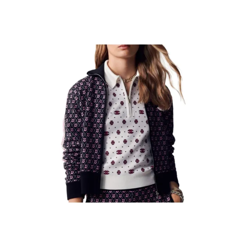 CHANEL Polo Shirts Women's White-2