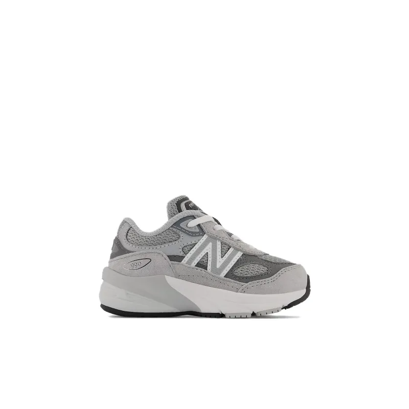 Baby New Balance NB 990 V6 Anti Slip Wear Resistant Low Top Toddler Shoes Gray, Silver Standard Version-1