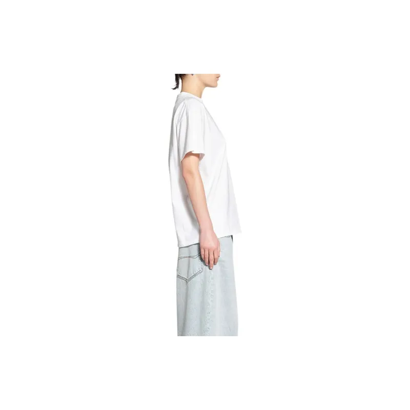 Balenciaga Chinese Valentine's Day T-Shirts Women's White-5