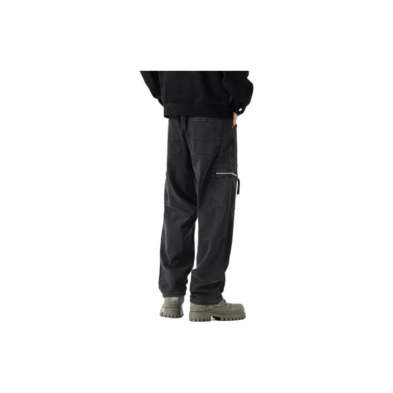 SONGS ALONG Jeans Unisex Black-1
