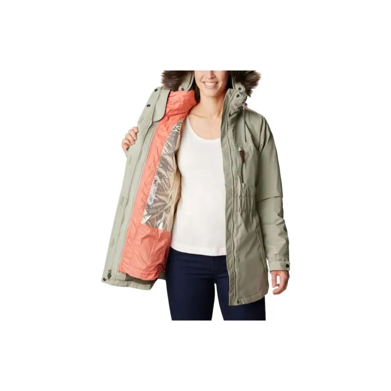Columbia Payton Pass Windbreaker Jackets Women's Light Khaki-5