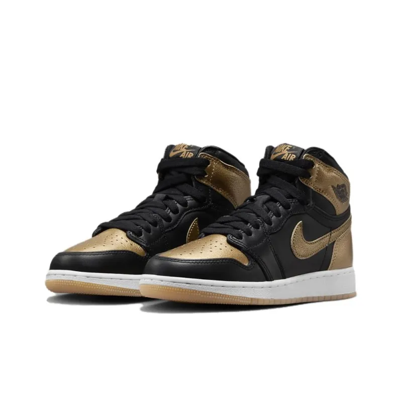 Jordan 1 Retro High OG Black Metallic Gold GS-2