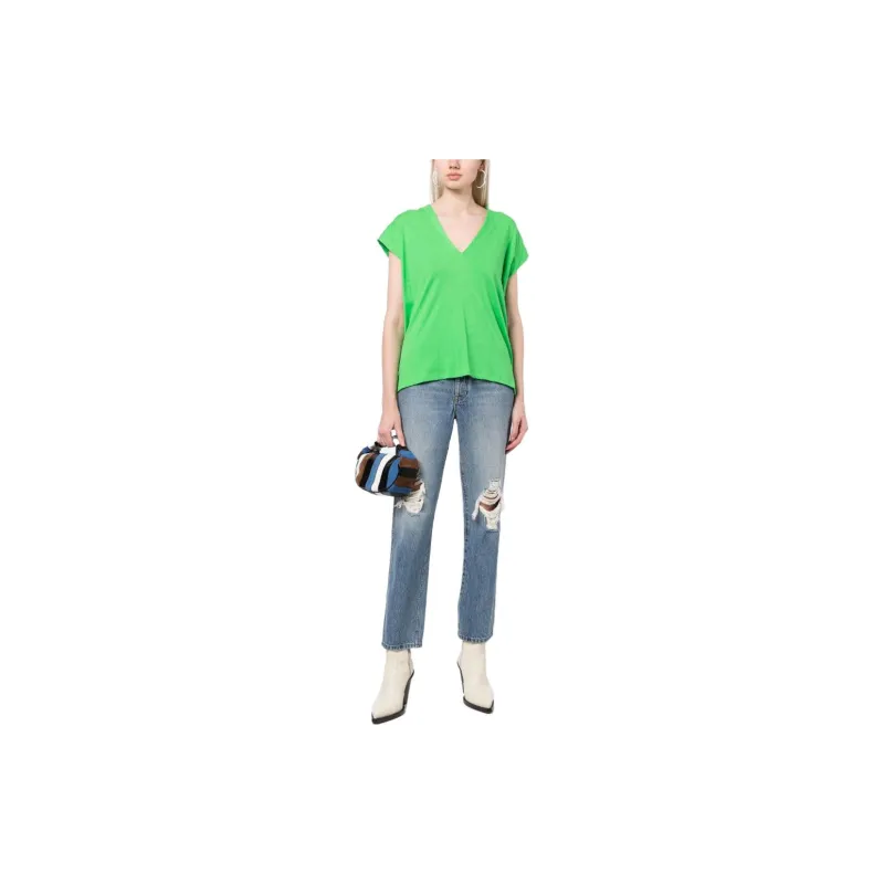 FRAME T-Shirts Women's Bright Green-1