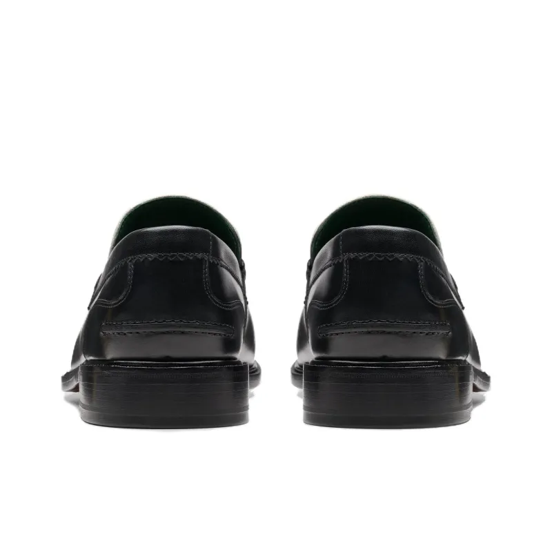 Clarks Loafers Men's Black White-4
