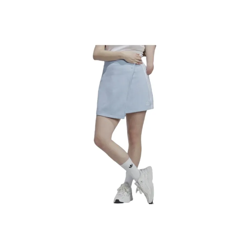Adidas Originals Casual Short Skirts Women's Blue-1