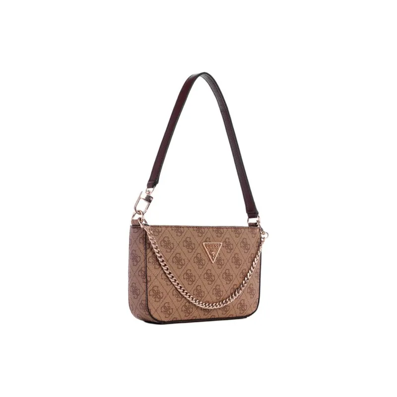 GUESS Polyurethane Handbag Shoulder Bag Mini Women's Brown-1