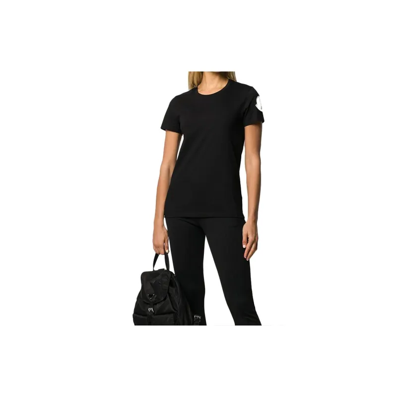Moncler SS21 T Shirts Women's Black-3