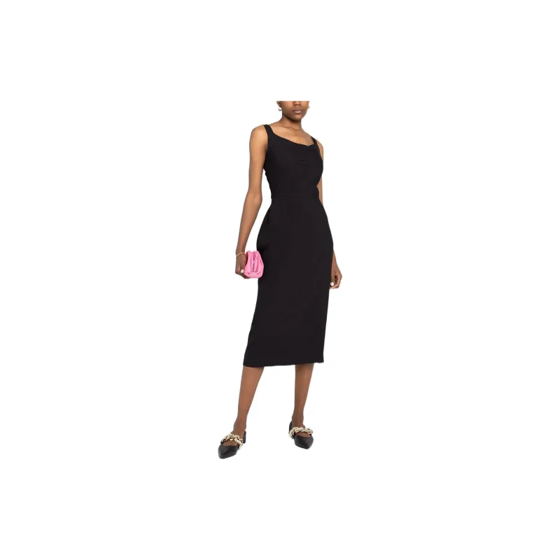 Valentino Sleeveless Dresses Women's Black-1