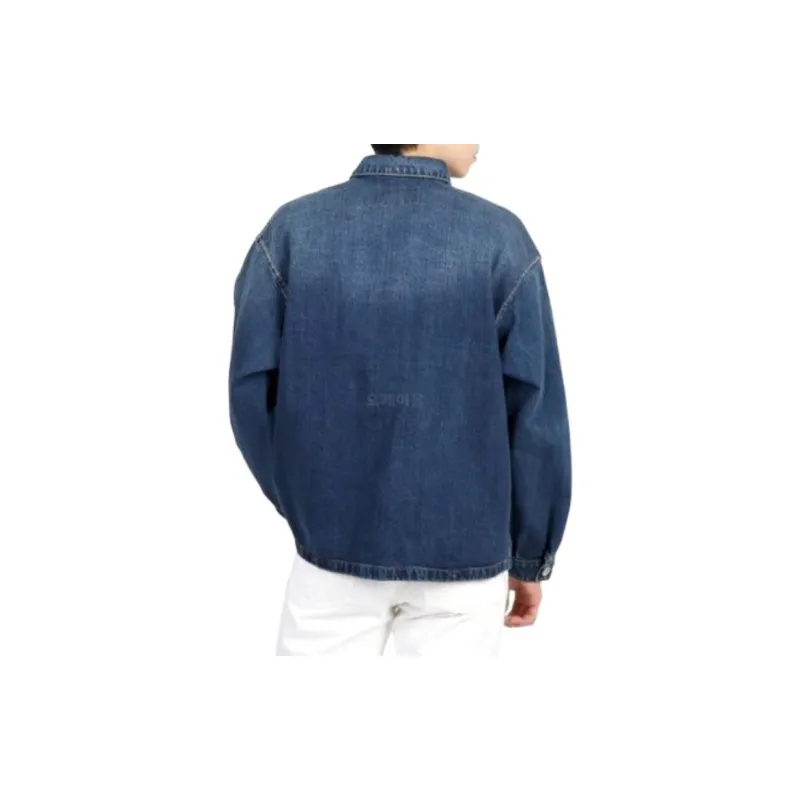 PRADA SS24 Denim Jacket Men's Blue-3