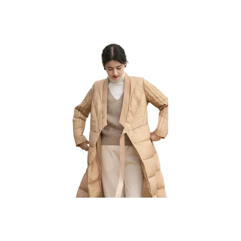 Feathered Object Down Jacket Women's Camel-3