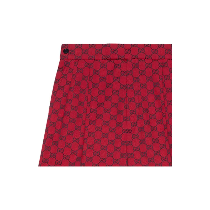GUCCI Casual Shorts Women's Red-5
