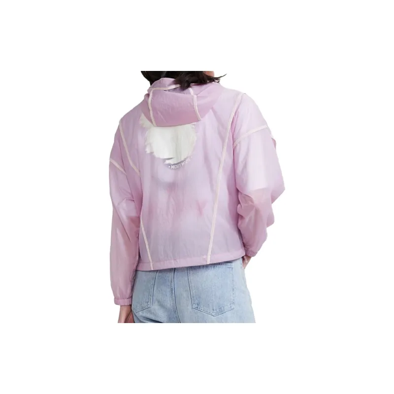 LiNing x Disney Trench Coat Women's Faint Shadow Purple-2