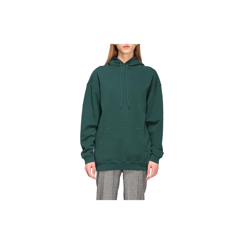 Balenciaga Logo Print Hoodie Green/White-2