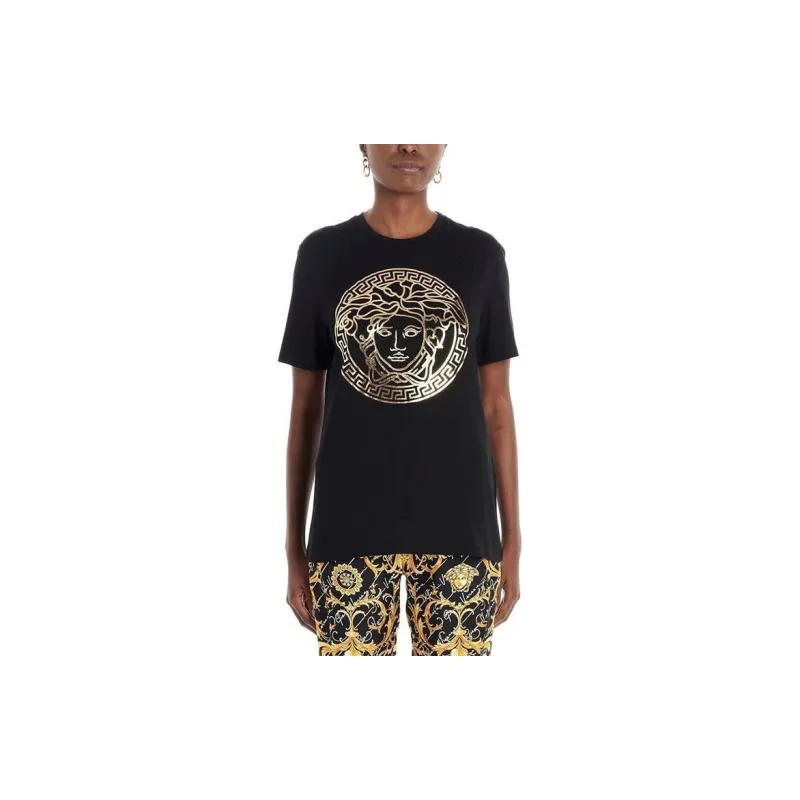 VERSACE T Shirts Women's Black-6