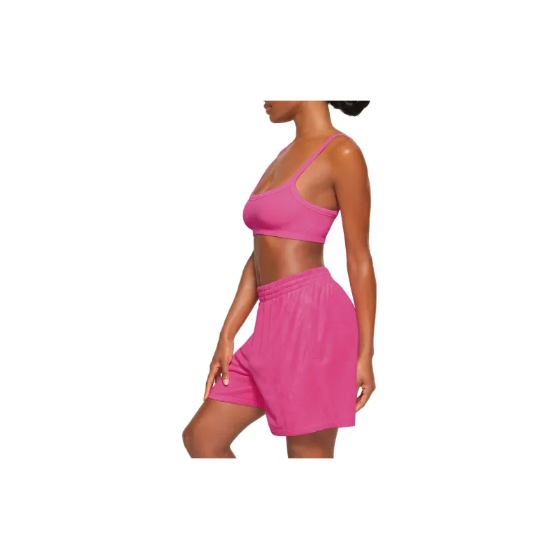 Skims Casual Shorts Women's Pink-3