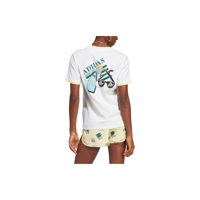 Adidas Originals T Shirts Women's White-3