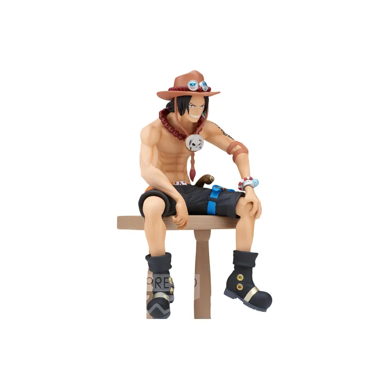 BANPRESTO Portgas D. Ace Glass Factory, One Piece, One Piece Grandline Journey Portgas D. Ace Bonus Gifts-1