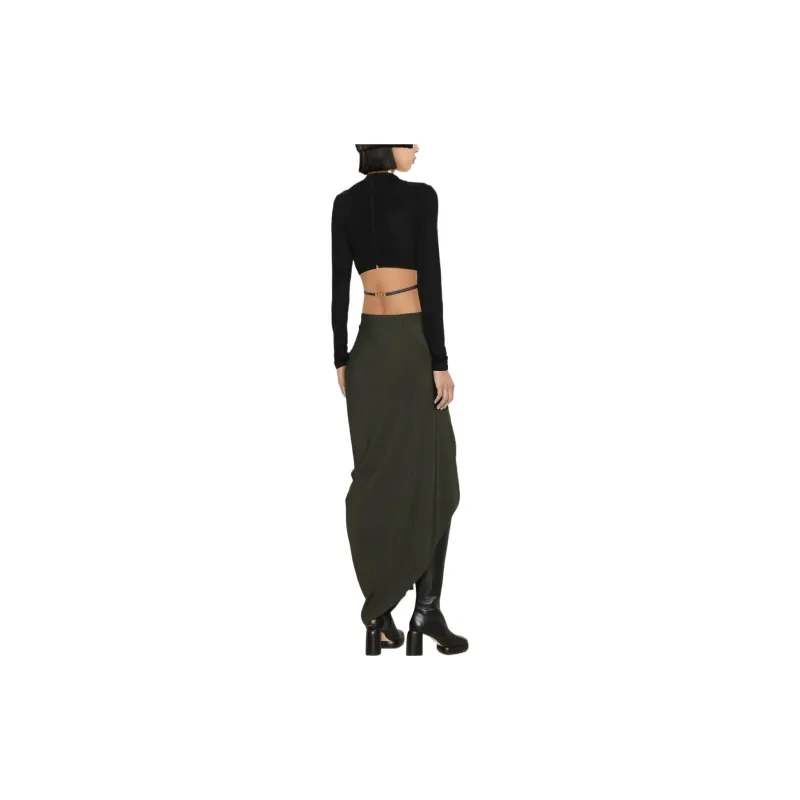 VERSACE FW22 Crop Top Women's Black-3