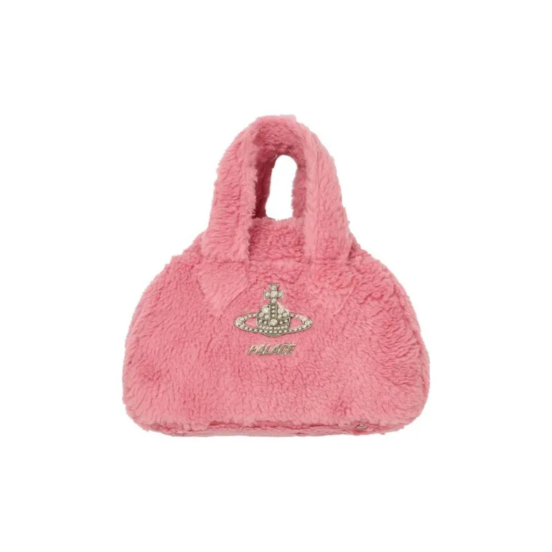 PALACE Vivienne Westwood Collaboration Fabric Tote Bag Shopping Bag Handbag Women's Pink-0