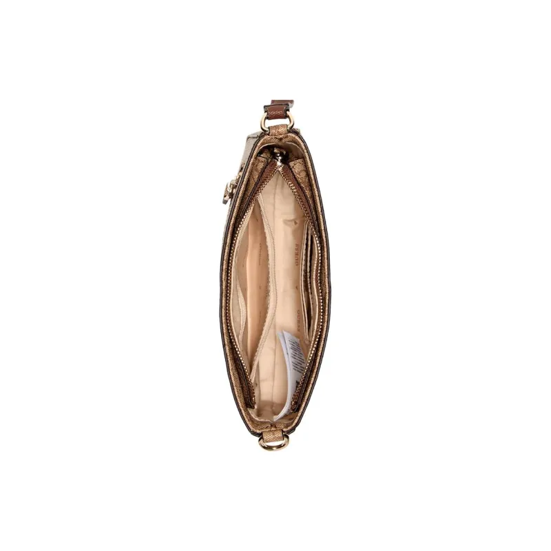 GUESS Polyurethane Handbag Shoulder Bag Mini Women's Brown-3