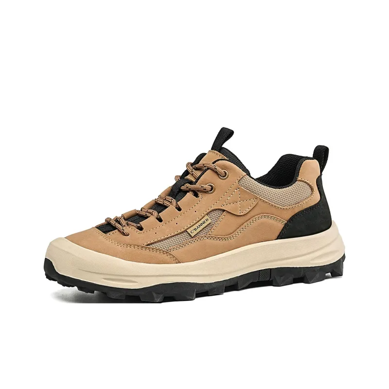 C°BANNER Low Top Casual Shoes Men's Earth Yellow-1