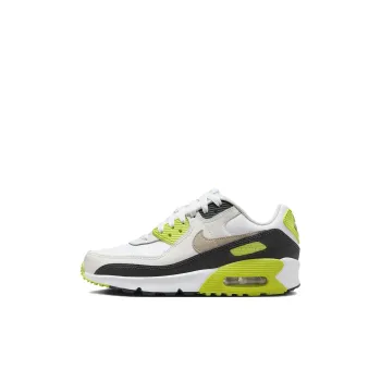 Nike Air Max 90 Anti Slip Wear Resistant Kids Lifestyle Shoes Black Green Kids'