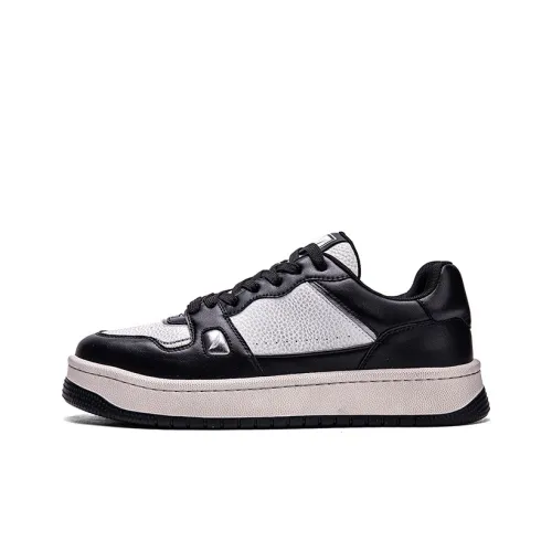 NAUTICA Skateboard Shoes Men Low-Top White/Black