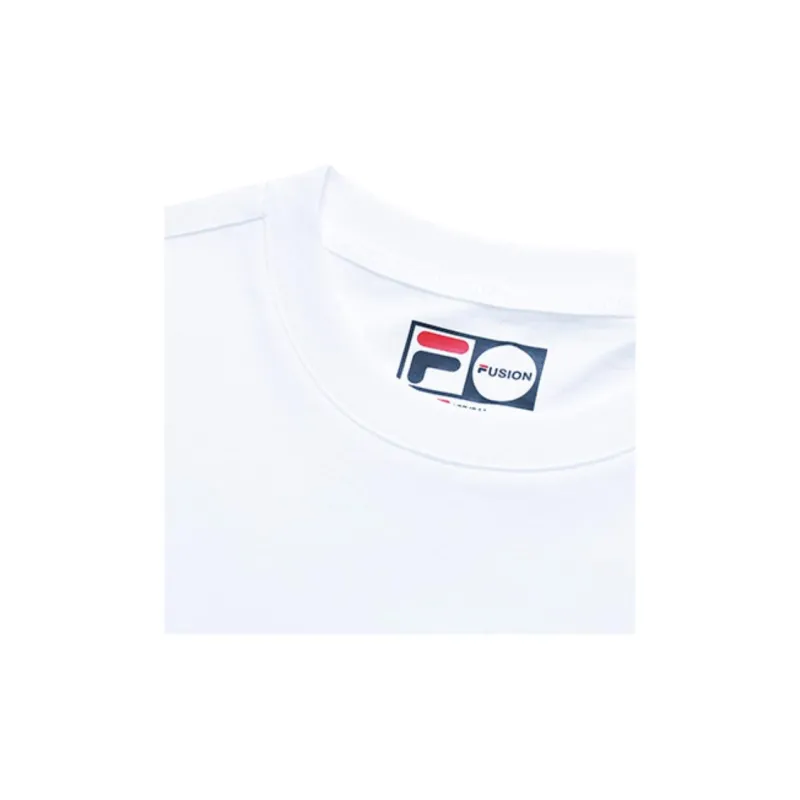 FILA FUSION Set in Sleeve T Shirt Women's Standard White-3