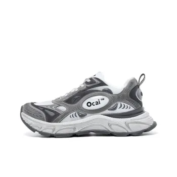 Ocai Runtech3.0 Anti Slip Wear Resistant Low Top Chunky Sneakers Unisex Gray