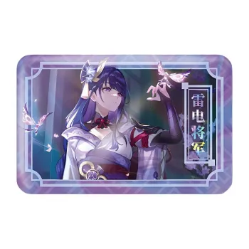 GenShin 2022 Firefly Offline Exhibition Collection Merch, Raiden Shogun Genshin Badges