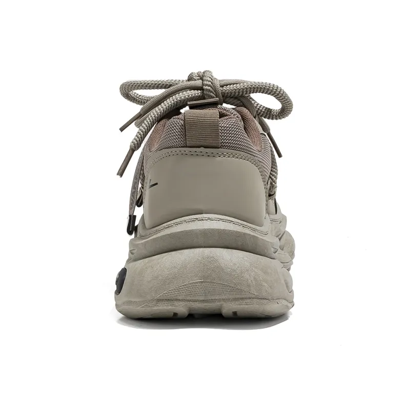 Warrior Low Top Chunky Sneakers Men's Army Green-4