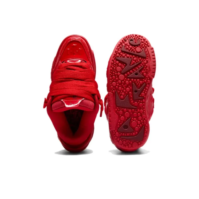 LAMELO BALL LaFrancé x PUMA Anti Slip Wear Resistant Kids Lifestyle Shoes Red Teenagers-3