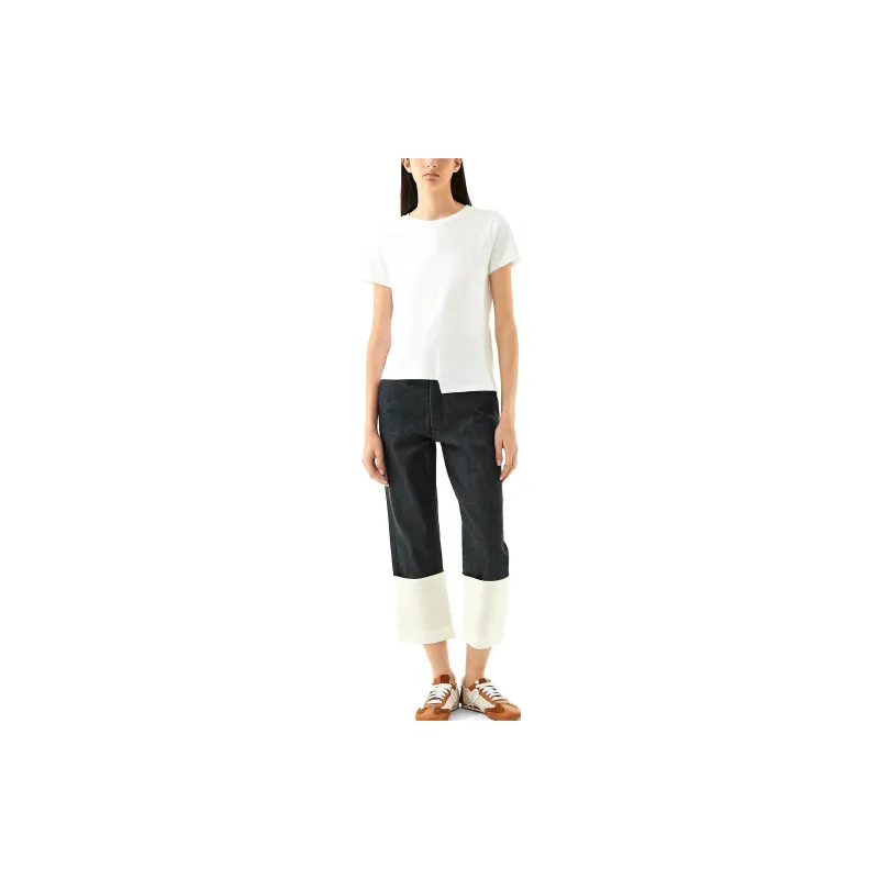 LOEWE 2000s Colour block Jeans-2