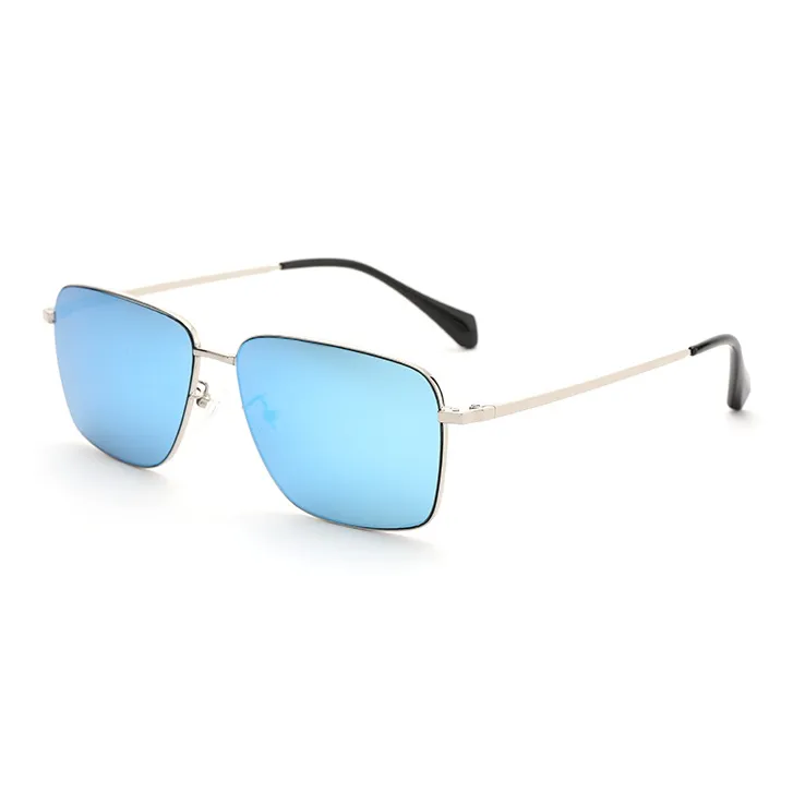 OYEA Stainless Steel Irregular Shape Sunglasses Men's-4