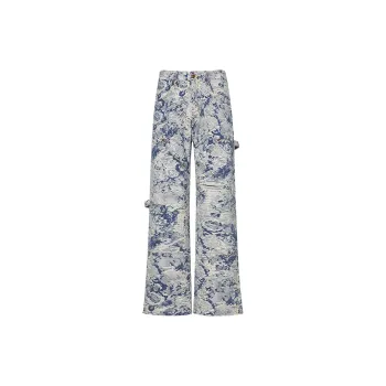 TESTUNG Jeans Unisex Jacquard Blue