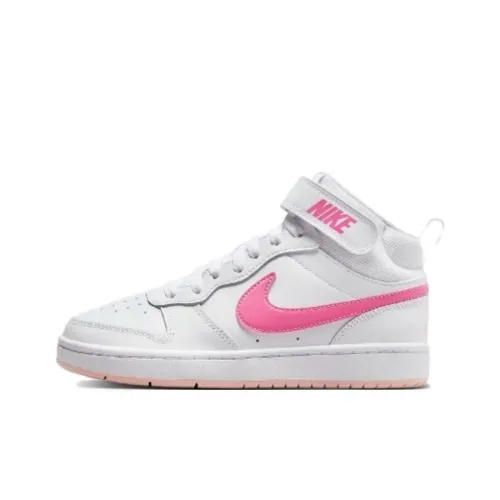 Nike Court Borough Mid 2 White Pinksicle GS