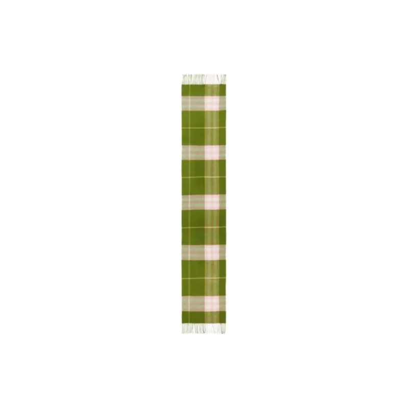 Burberry Cashmere Knit Scarves Women's Green-0