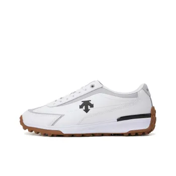 DESCENTE Descente Golf Anti Slip Wear Resistant Low Top Golf Shoes Unisex White