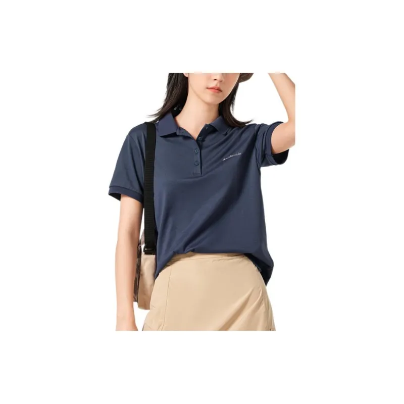 Columbia Polo Shirt Women's Dark Gray-2