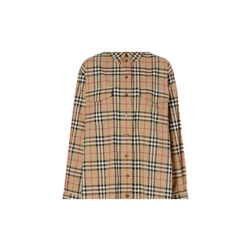 Burberry Vintage Check Oversized Shirt-4