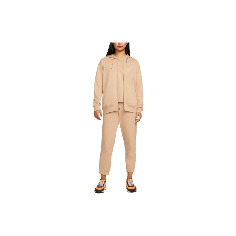 Nike Knitted Sweatpants Women's Beige Yellow-2