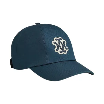 HERMES Cotton Baseball Caps Women's Blue