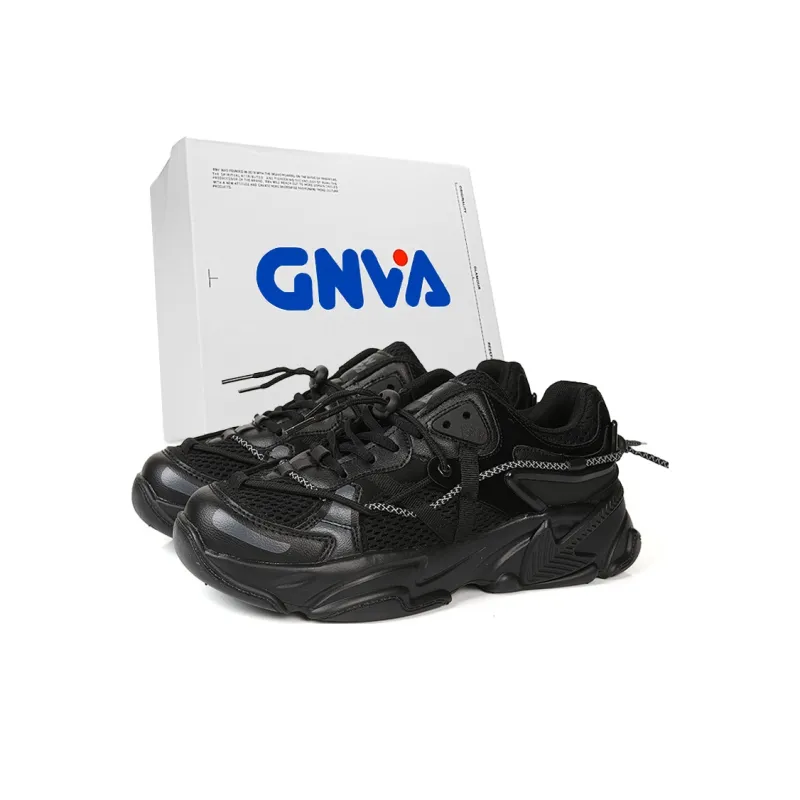GNVA Wear-Resistant Low-Top Chunky Sneakers Unisex Box Included-4