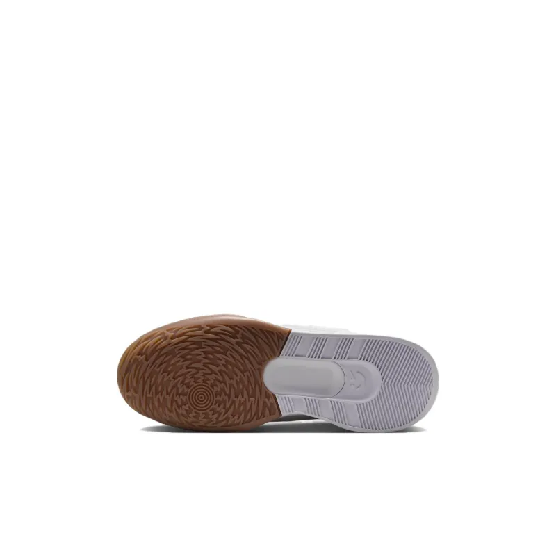 Nike Crosscourt Abrasion Resistant Breathable Cushioning Low Top Children's Basketball Shoes White Kids'-5