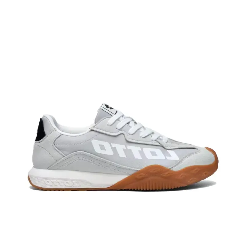 LOTTO Anti-Slip Wear-Resistant Low-Top Casual Shoes Women's Light Gray-1